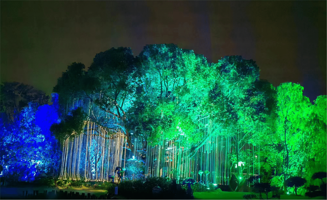urban nightscape lighting project contractor